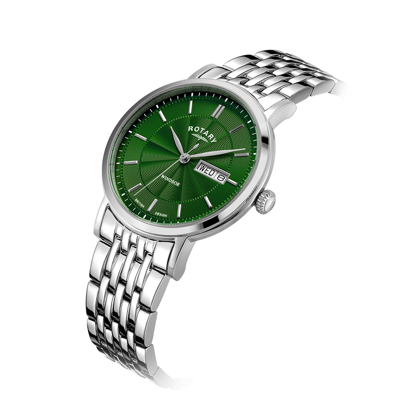 Rotary green watch deals