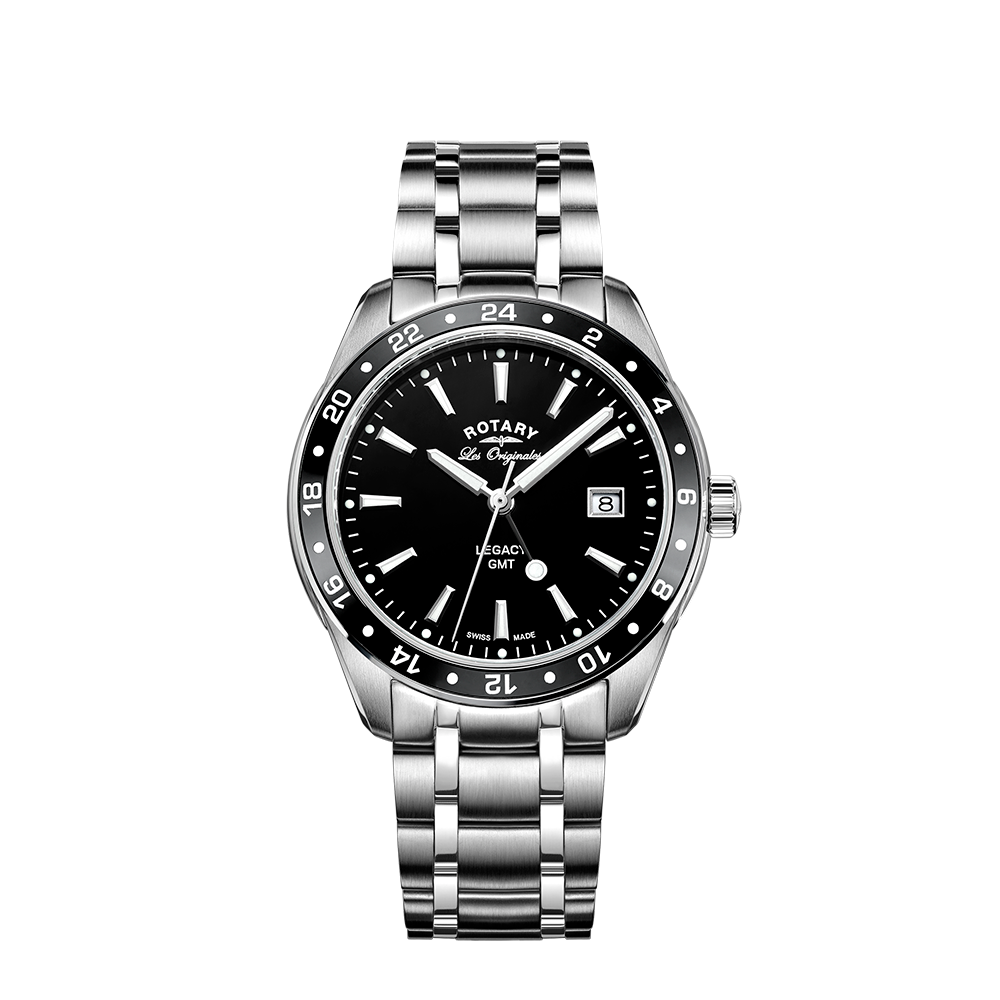 Reloj para hombre Rotary Swiss Legacy GMT - GB90172/04