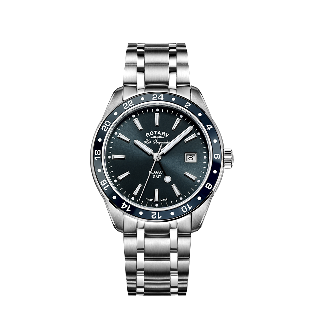 Reloj para hombre Rotary Swiss Legacy GMT - GB90172/05