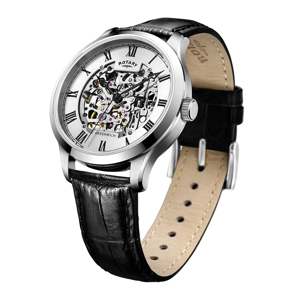 Reloj automático para hombre Rotary Greenwich Skeleton - GS02940/06