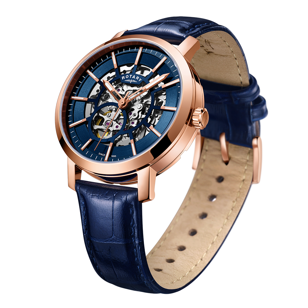 Reloj automático para hombre Rotary Greenwich Skeleton - GS05354/05