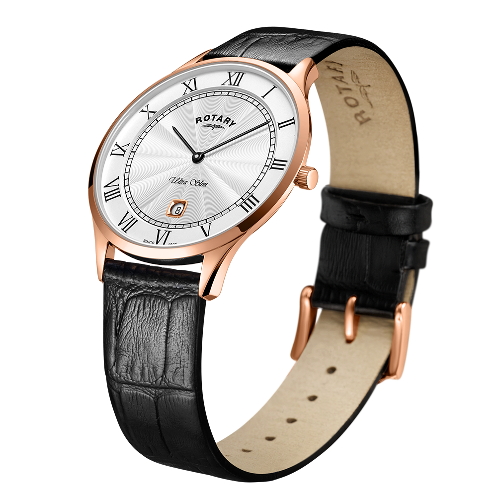 Rotary mens ultra slim watch discount