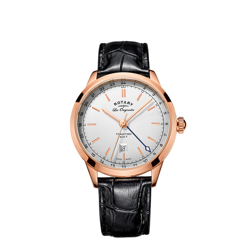 Reloj para hombre Rotary Swiss Tradition GMT - GS90183/02