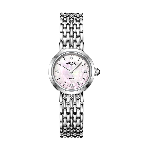 Reloj para mujer con juego de diamantes Balmoral rotatorio - LB00899/07/D