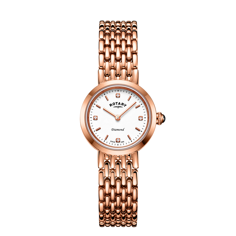 Reloj para mujer con juego de diamantes Balmoral rotatorio - LB00901/70/D