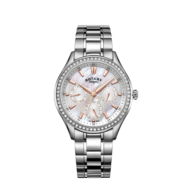 Reloj para mujer con juego de cristales Rotary Hampstead - LB05056/07