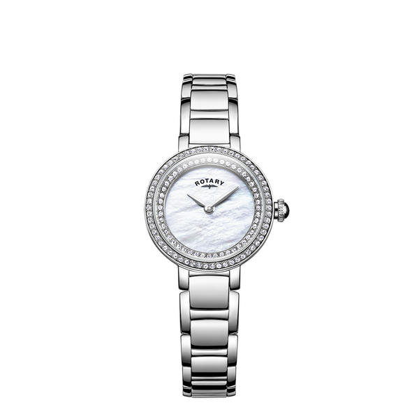 Reloj para mujer con juego de cristal de cóctel giratorio - LB05085/41
