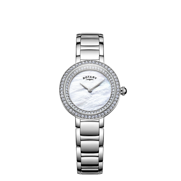 Reloj para mujer con juego de cristales de cóctel giratorio - LB05085/41L