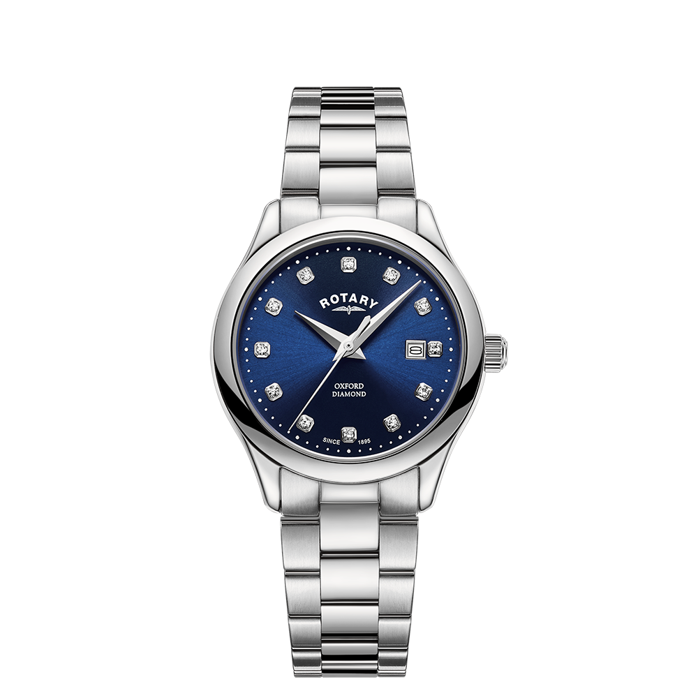 Reloj para mujer con juego de diamantes Oxford rotatorio - LB05092/05/D