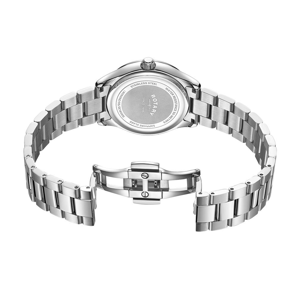 Reloj para mujer con juego de diamantes Oxford rotatorio - LB05092/05/D