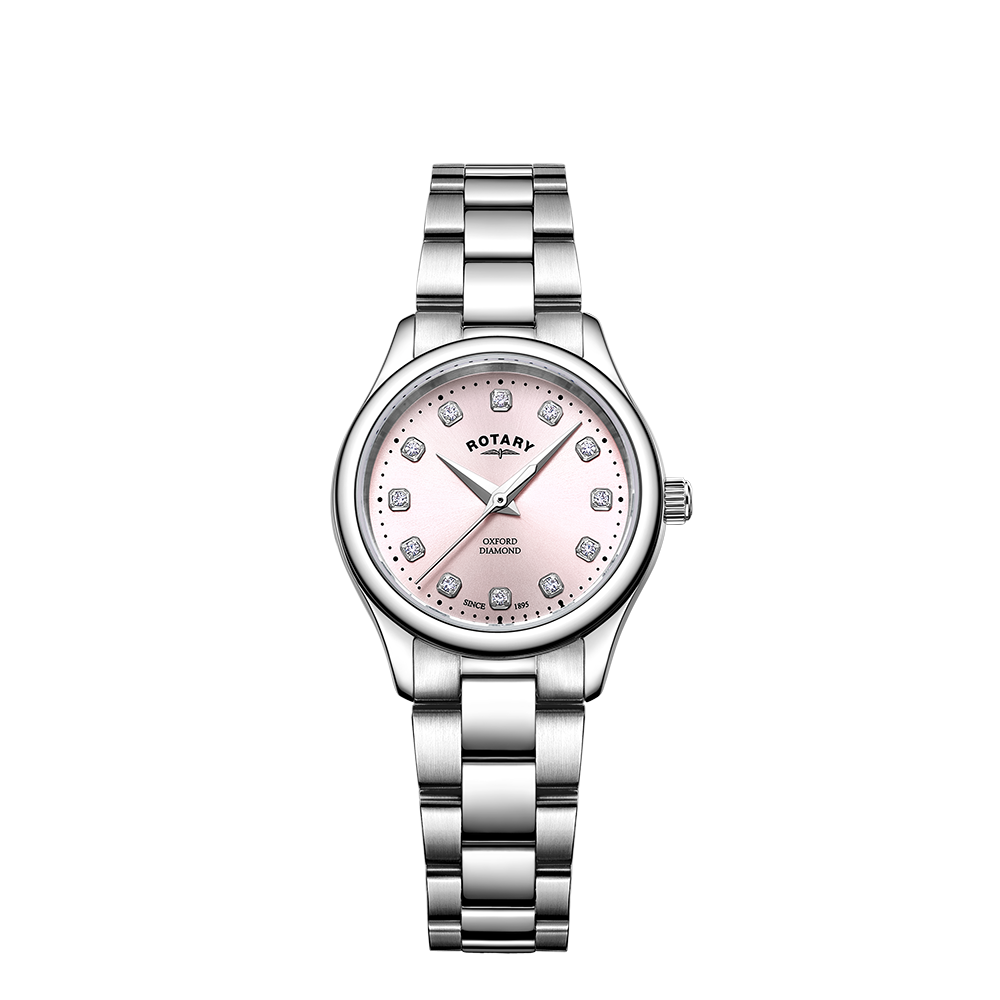 Reloj para mujer con juego de diamantes Oxford rotatorio - LB05092/07/D