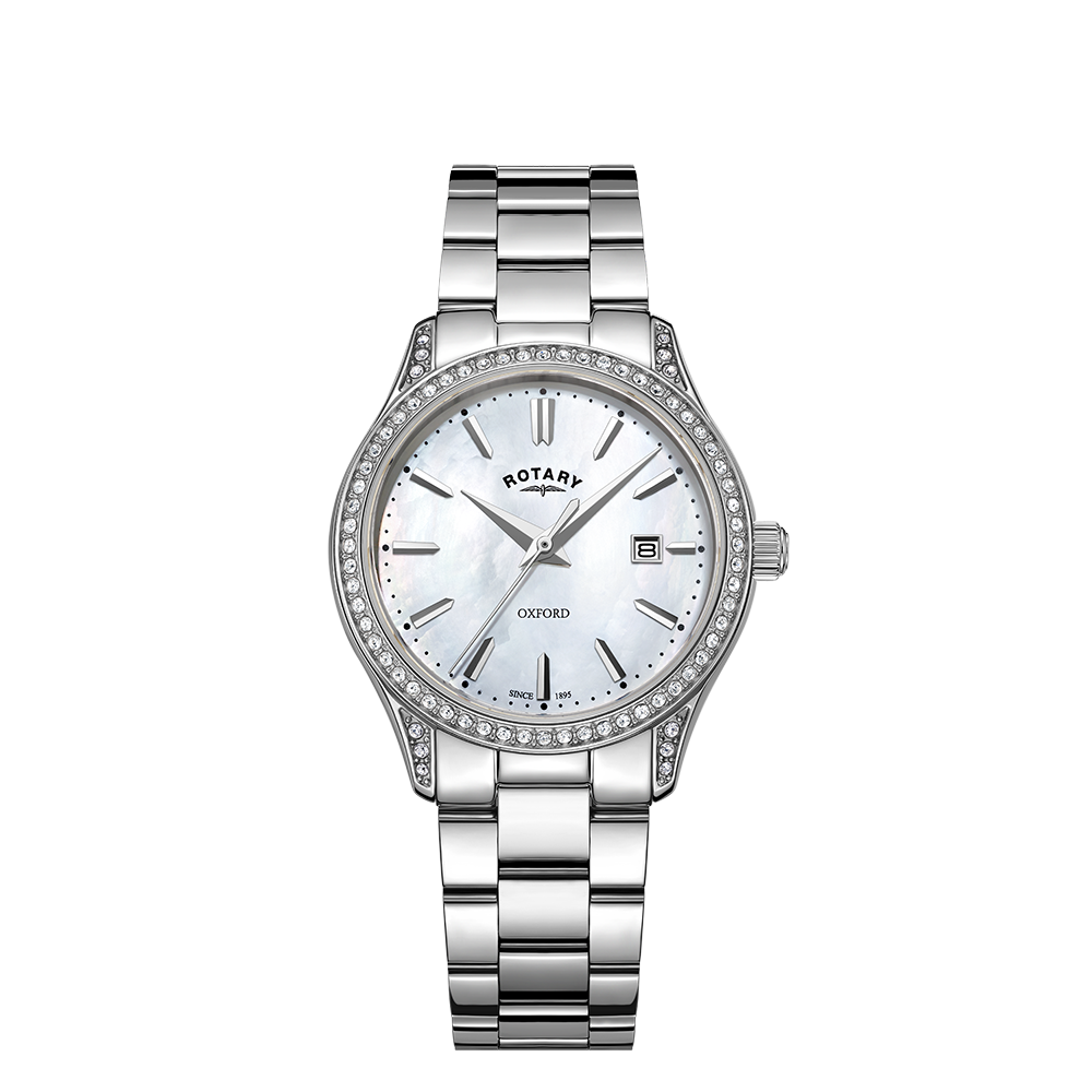 Reloj para mujer Rotary Oxford Crystal Set - LB05092/41