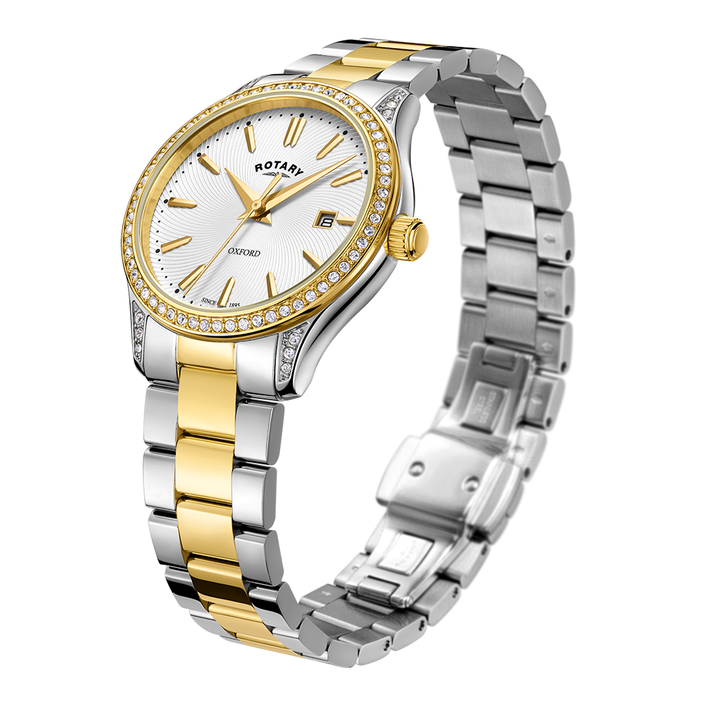 Reloj para mujer Rotary Oxford Crystal Set - LB05093/02