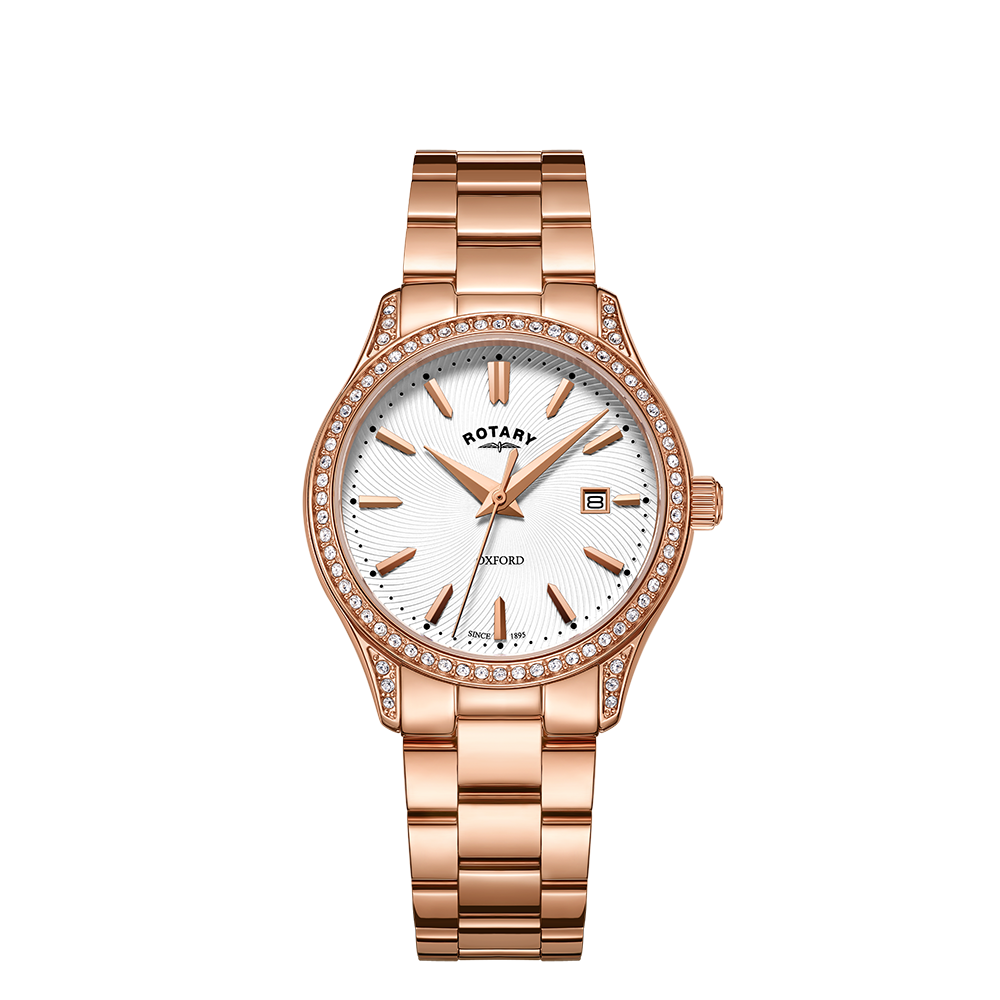 Reloj para mujer Rotary Oxford Crystal Set - LB05096/02