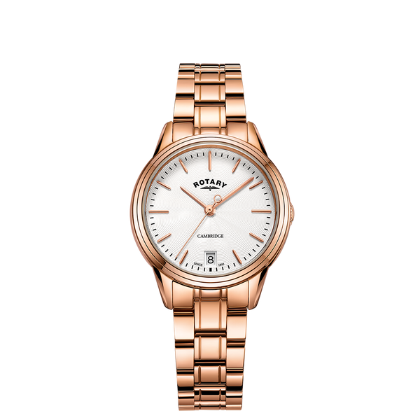 Rotary watch 2025 straps rose gold