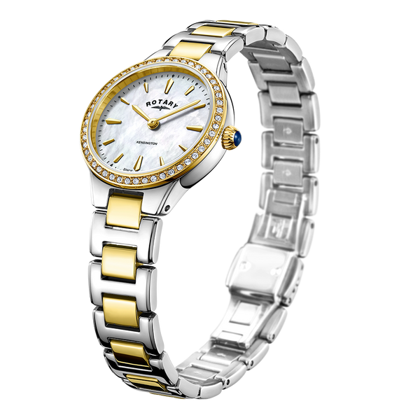 Reloj para mujer Rotary Kensington Crystal Set - LB05276/41