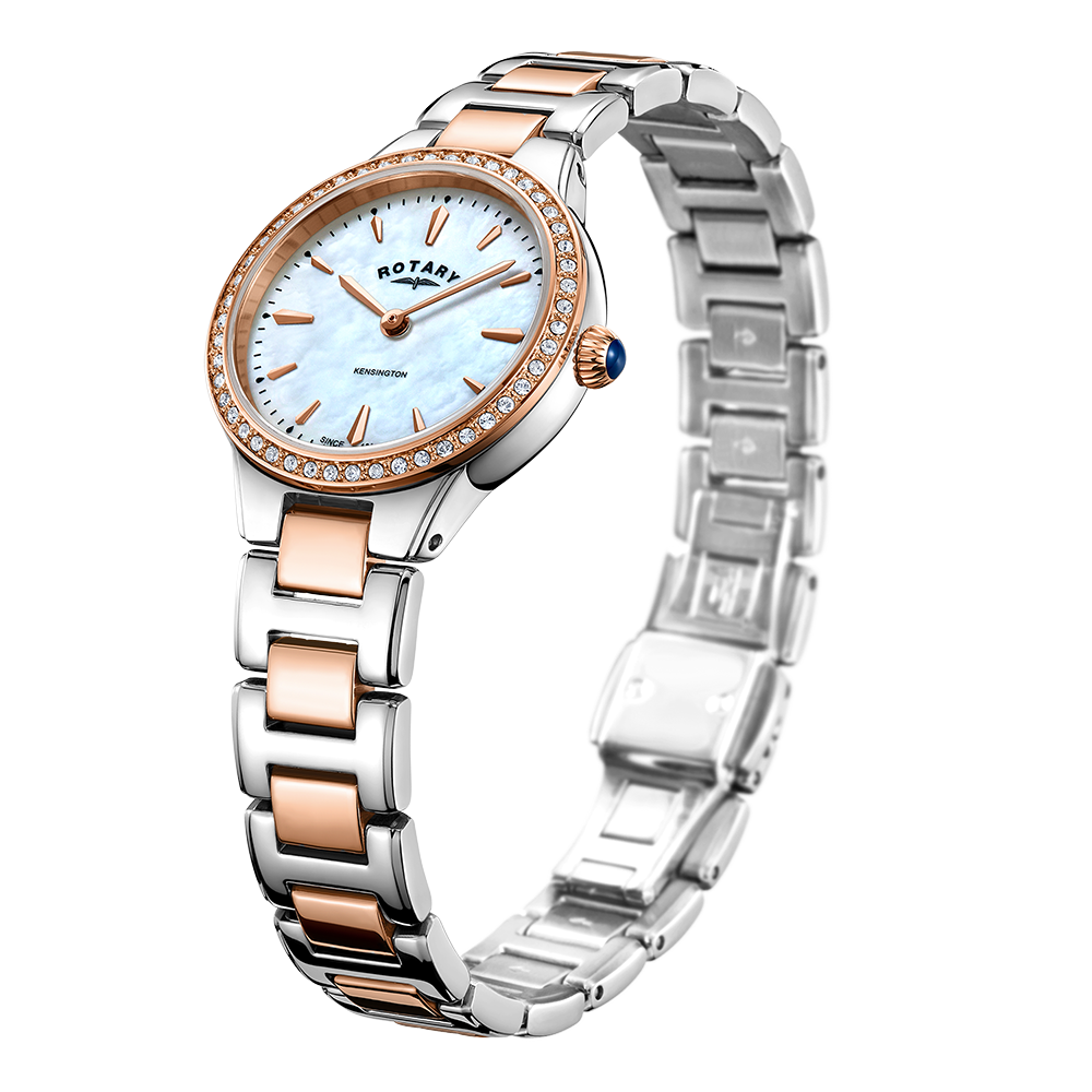 Reloj para mujer Rotary Kensington Crystal Set - LB05277/41