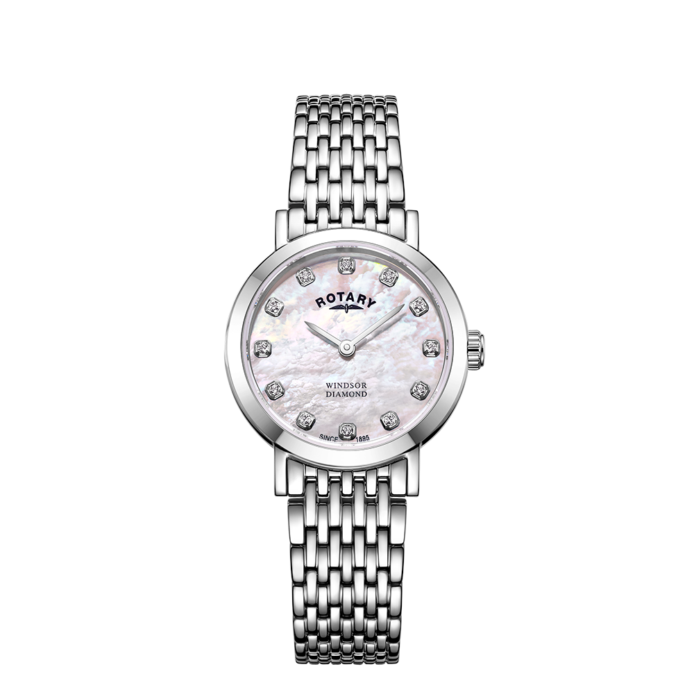 Reloj para mujer con juego de diamantes rotatorio Windsor - LB05300/07/D