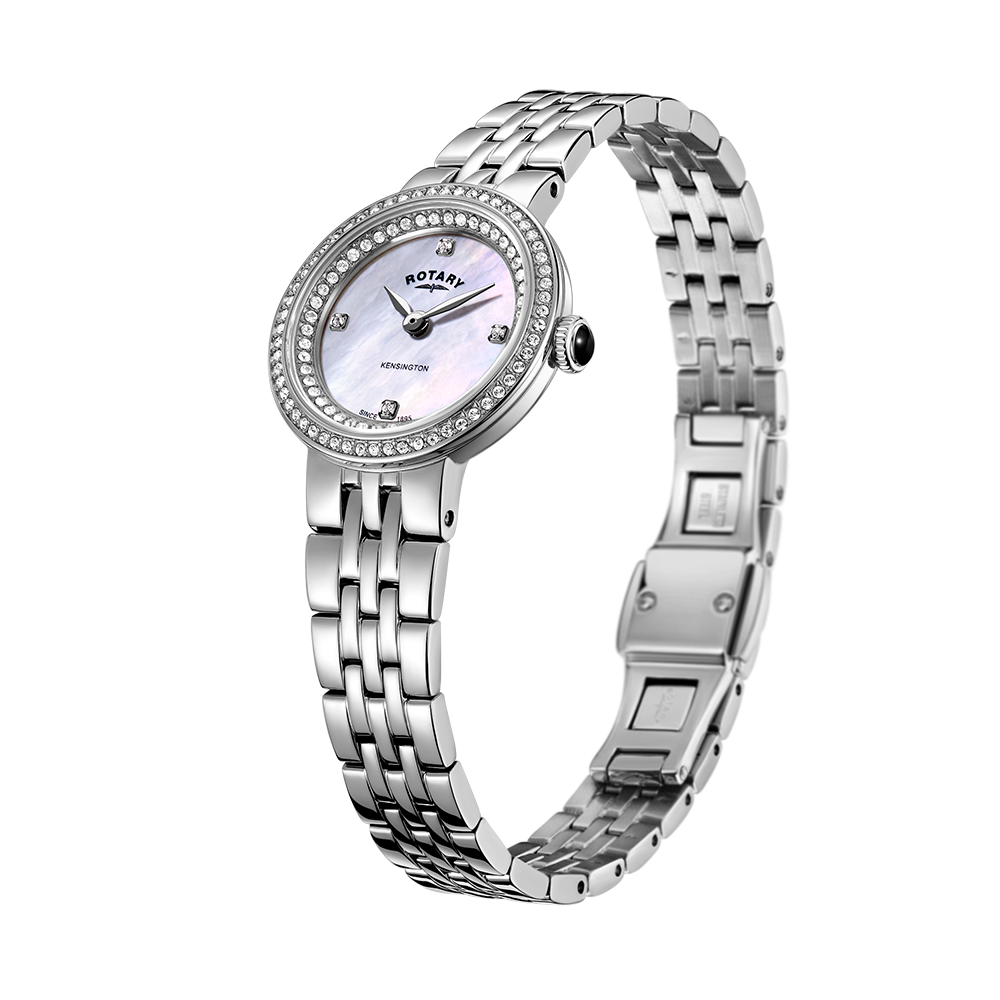 Reloj para mujer Rotary Kensington Crystal Set - LB05370/41