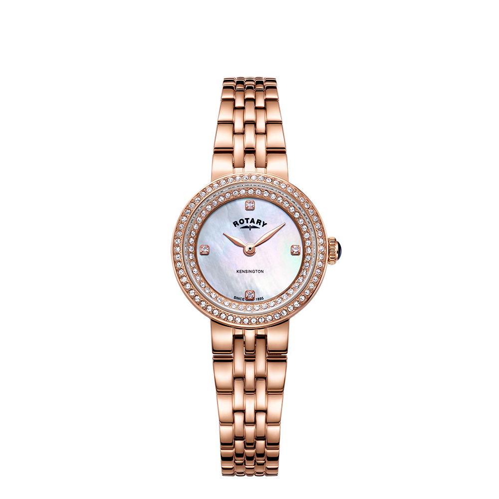 Reloj para mujer Rotary Kensington Crystal Set - LB05374/41