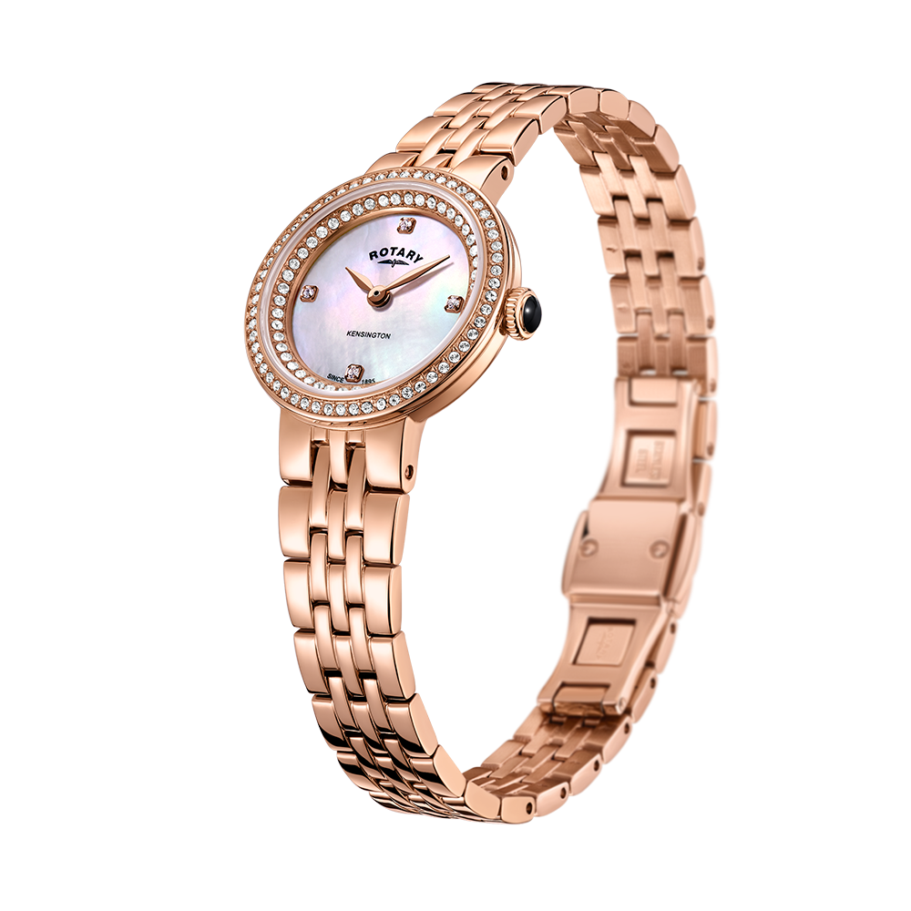 Reloj para mujer Rotary Kensington Crystal Set - LB05374/41