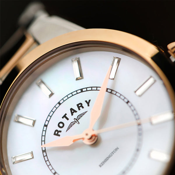 Reloj para mujer Rotary Kensington Crystal Set - LB05377/41
