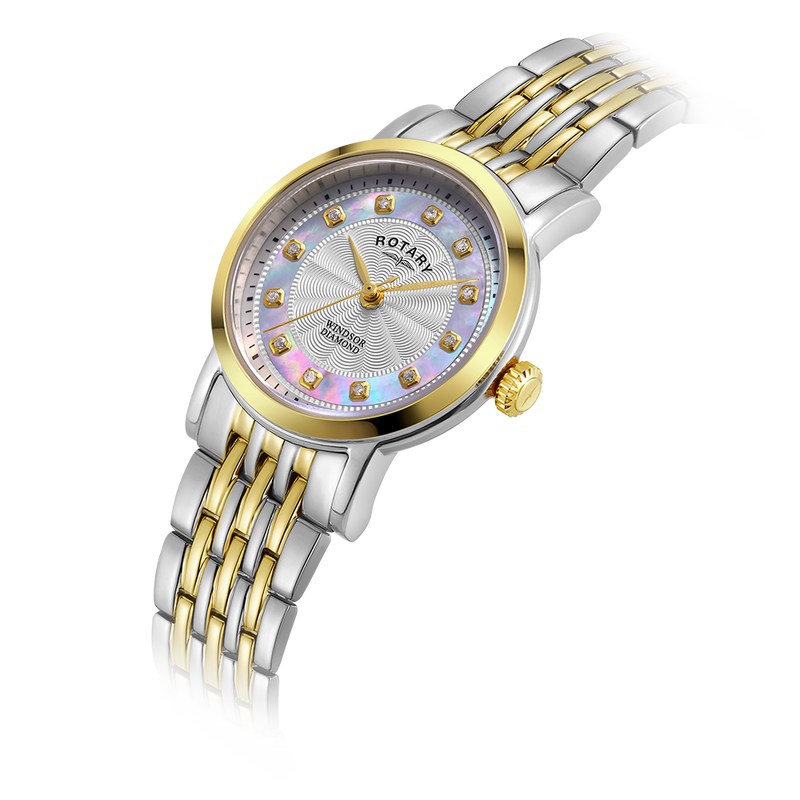 Rotary ladies 12 diamond set watch cheap