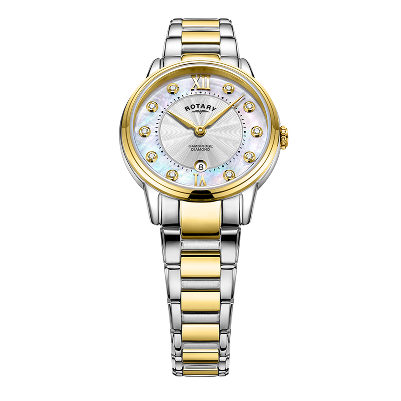 Rotary watch with diamonds Clearance