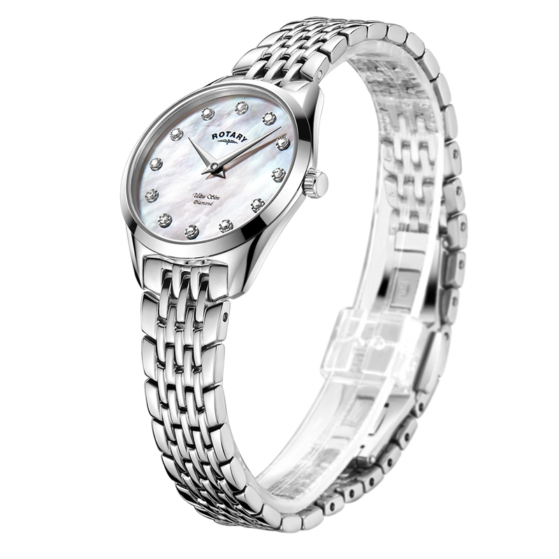 Ladies rotary diamond watch deals