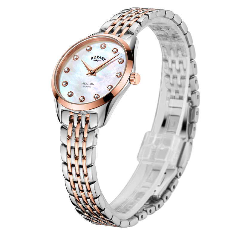 Rotary ladies silver bracelet discount watch