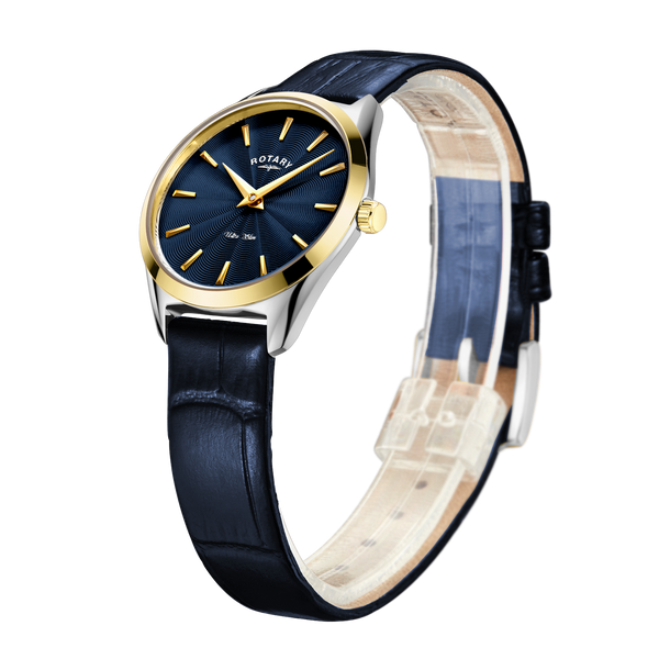 Rotary quartz 2025 gold watch