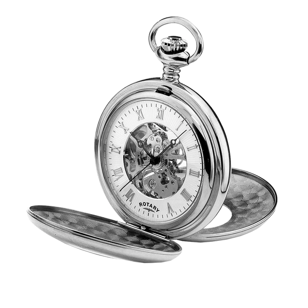 Reloj de bolsillo con esqueleto giratorio - MP00712/01