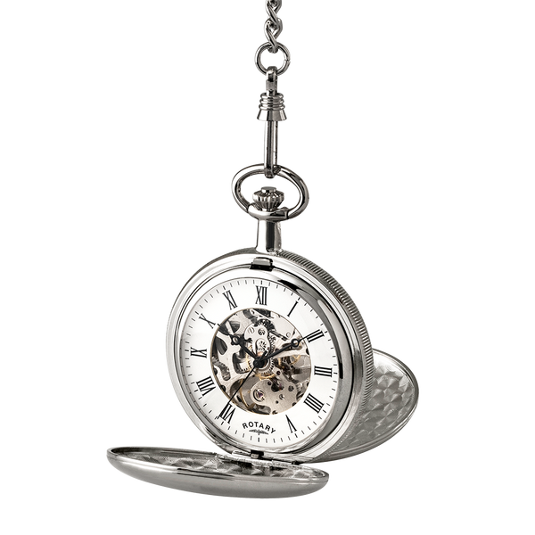 Reloj de bolsillo con esqueleto giratorio - MP00726/01